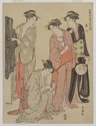 Women of the Tatsumi District from the Series Eastern Customs of the Present Day