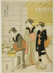 Yagenbori, from the series "Fashionable Sands of Edo"