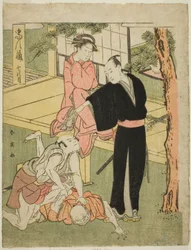 Act Seven: The Ichiriki Teahouse from the Play Chushingura (Treasury of the Forty-seven Loyal Retainers)