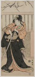 Actor Iwai Hanshiro IV as a Young Woman with a Sword, 1791