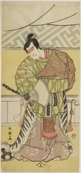 Actor Sakata Hangorō III as Takechi Mitsuhide in 