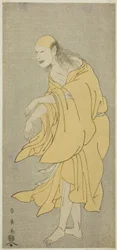 Onoe Matsusuke I as the Ghost of the Warrior Ki no Natora, in Kiku no En Mukashi no Miyako