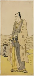 The Actor Ichikawa Danjuro V as Tambaya Suketaro in the Play On
