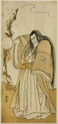 The Actor Ichikawa Danzo IV as Shutokuin in the Play Tokimekuya O-Edo no Hatsuyuki, Performed at the Morita Theater in November 1780