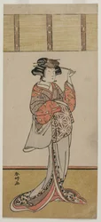 Iwai Hanshiro IV as Oiso no Tora, c. mid-1770s