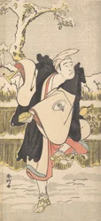 Onoe Matsusuke as a Kannen-Butsu or Mendicant Buddhist Monk, ca. 1790