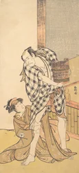 Scene from the Play Yoshitsune and the Thousand Cherry Trees Yoshitsune