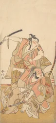 The Actor Ichikawa Yaozo II in the Role of Soga no Goro