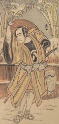 The Fifth Ichikawa Danjuro as a Man in Winter Apparel
