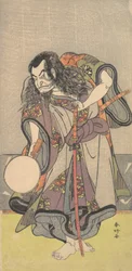 The First Nakamura Nakazo as a Samurai