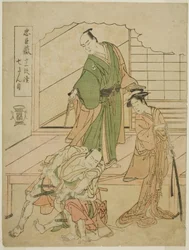 Act VII: The Ichiriki Teahouse in the play Chushingura Juichidan Tsuzuki