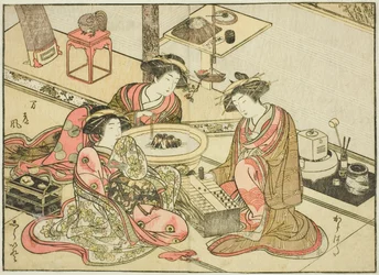 Courtesans of the Yamashiroya, from the book 