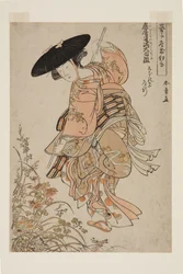 Geiko Playing Ashiya Dōman Ōuchi Kagami
