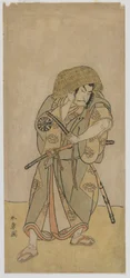Kabuki Actor Nakamura Nakazo I as a Samurai in Disguise