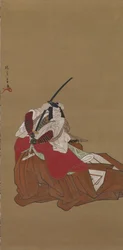 Nikuhitsu Ukiyo-e: Ichikawa Danjūrō V in the Shibaraku Role, c. 1778