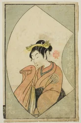 The Actor Anegawa Shinshiro II, from "A Picture Book of Stage Fans"