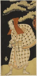The Actor Arashi Otohachi I as Numataro Kyusei Disguised as the Burglar Ipponzaemon in the Play 