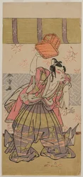 The Actor Ichikawa Raizo as Soga No Goro