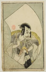 The Actor Nakajima Kanzaemon III, from "A Picture Book of Stage Fans"