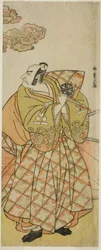 The Actor Nakamura Nakazo I as Watanabe no Tsuna in the Play Shitenno Tonoi no Kisewata, Performed at the Nakamura Theater in the Eleventh Month, 1781