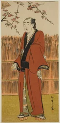 The Actor Onoe Matsusuke I as Baramon no Kichi in the Play Hatsumombi Kuruwa Soga