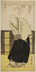 The Actor Otani Hiroji III as the Monk Izayoibo in the Play Keisei Katabira ga Tsuji, Performed at the Ichimura Theater in the Seventh Month, 1783