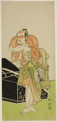 The Actor Otani Tomoemon I as Kawatabiya Mombei in the Play 