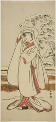 The Actor Segawa Tomisaburo I as the Heron Maiden (Sagi Musume)