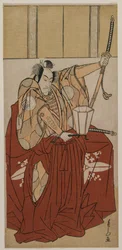 Ichikawa Monnosuke II as Urabe no Suetake, 1781