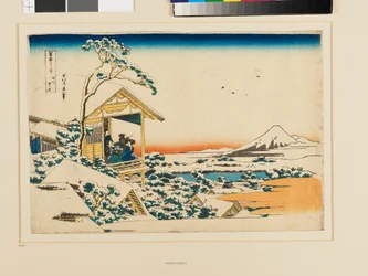A snowy morning at Koishikawa