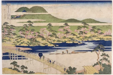 Bridge of the Reflected Moon, Arashiyama in Yamashiro