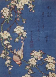 Bullfinch and Weeping Cherry-Tree, pub. c.1834