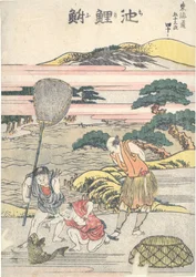 Chiryū, Fortieth in the series Fifty-three Stations of the Tōkaidō