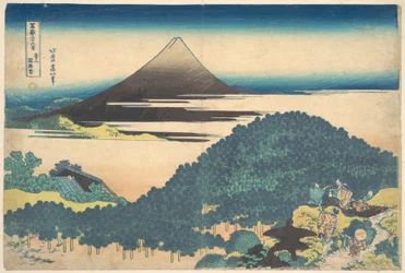 Cushion Pine at Aoyama, from the series Thirty-six Views of Mount Fuji