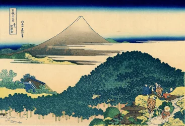 Cushion pine at Aoyama, Edo, c.1830