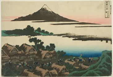 Dawn at Isawa in Kai Province, from the series "Thirty-six Views of Mount Fuji"