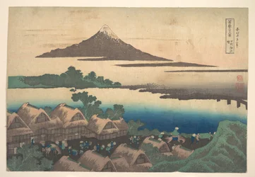 Dawn at Isawa in Kai Province, from the Series Thirty-six Views of Mount Fuji