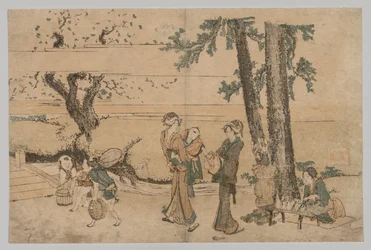 Group of Figures near a Brook, 1760-1849