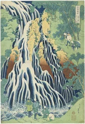 Kirifuri Falls near Mount Kurokami in Shimotsuke Province