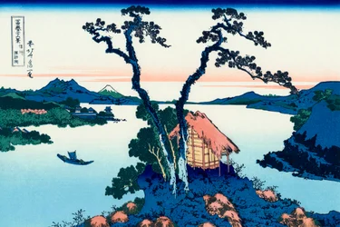 Lake Suwa in the Shinano province, 1830-1833