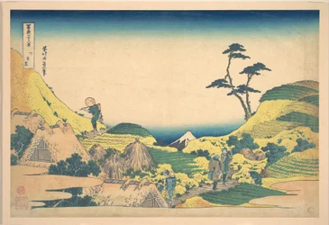 Lower Meguro, from the Series Thirty-six Views of Mount Fuji