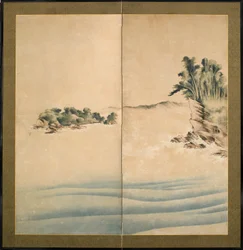 Mount Fuji and Enoshima, Edo Period, c.1825