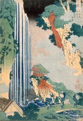 Ona Waterfall on the Kisokaido, 1827