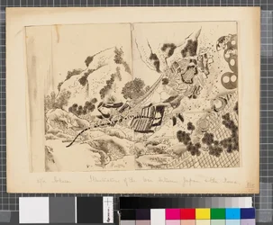 Scenes from the war between Japan and Korea, end of 18th-first half of 19th century
