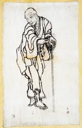 Self portrait as an old man, c.1840-49