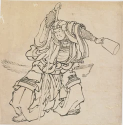 Standing Warrior in Full Armour, late 18th-early 19th century
