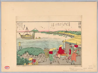 Takanawa Entrance to the Tokaido (Takanawa no Chidori)