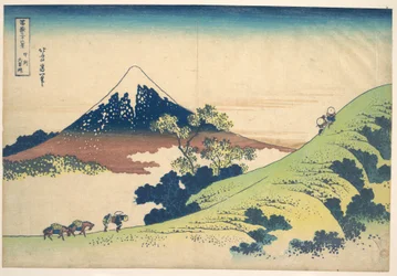 The Inume Pass in Kai Province, from the series Thirty-six Views of Mount Fuji