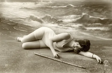 Woman in Swimsuit, c. early 1900’s