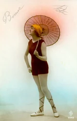 Woman in Swimsuits, c. early 1900s